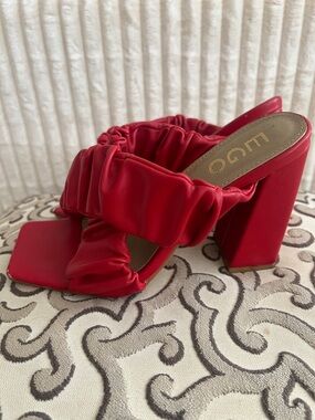 Stylish red heels